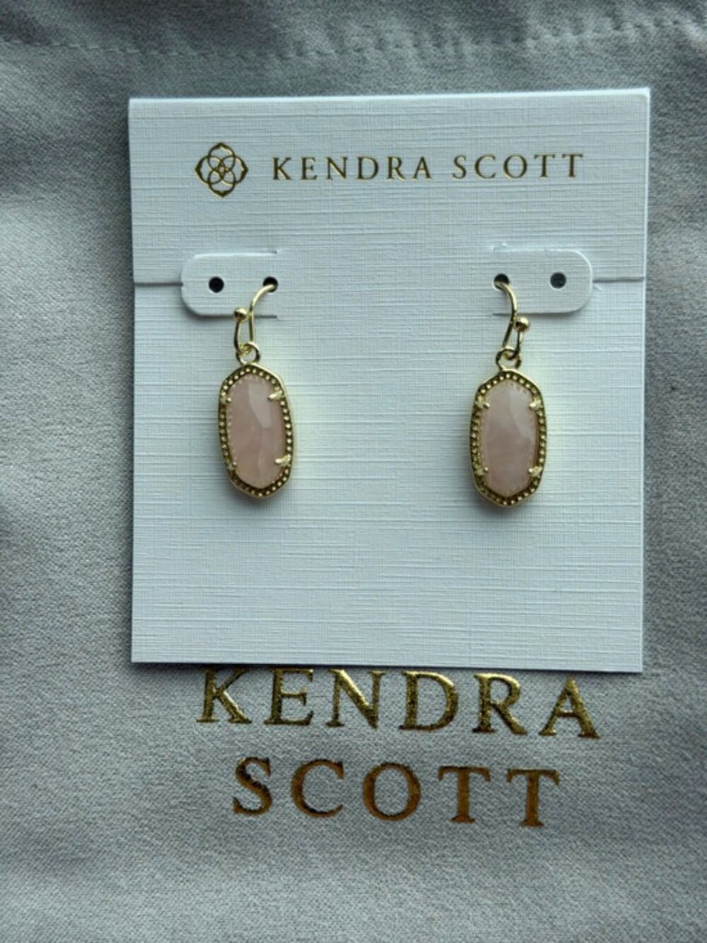 Kendra Scott Pink Pendant Earrings